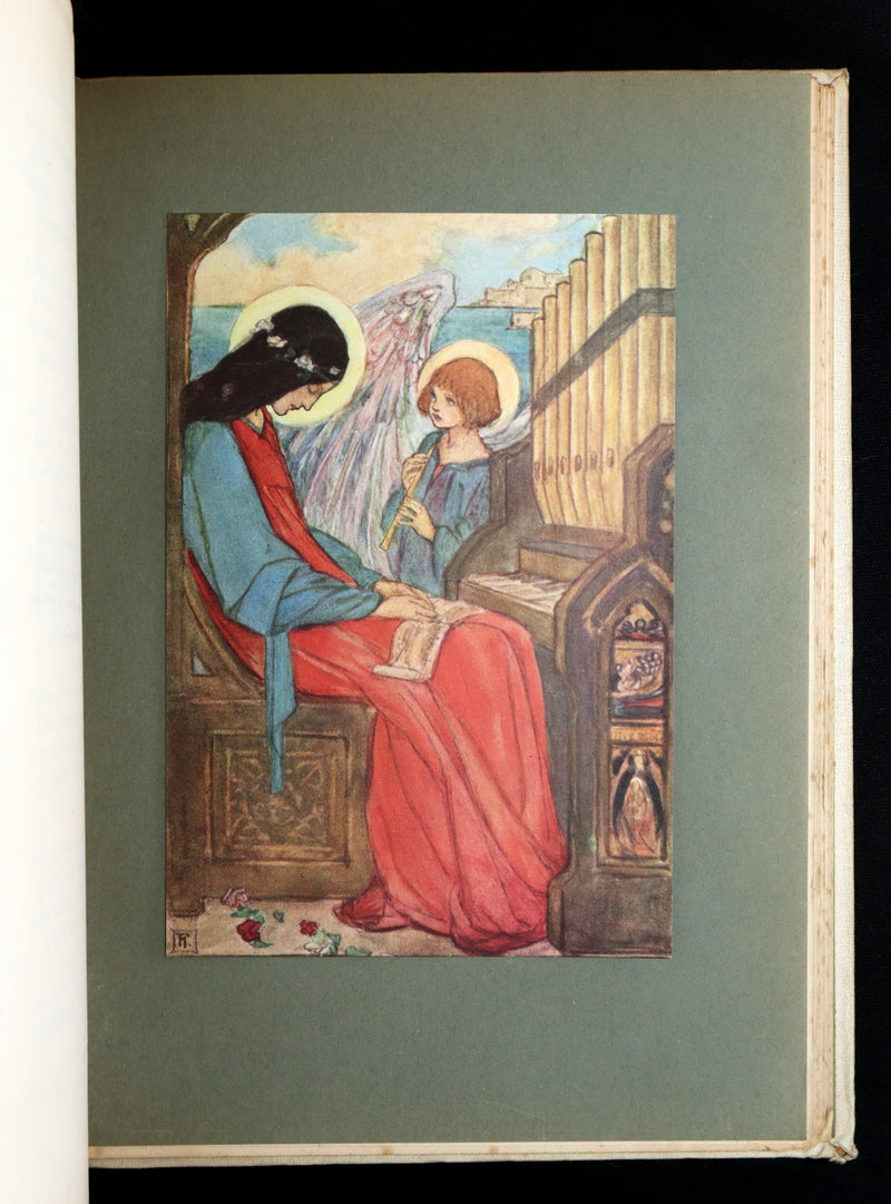 1912 Rare First Edition - Tennyson Guinevere by Pre-Raphaelite Florence Harrison