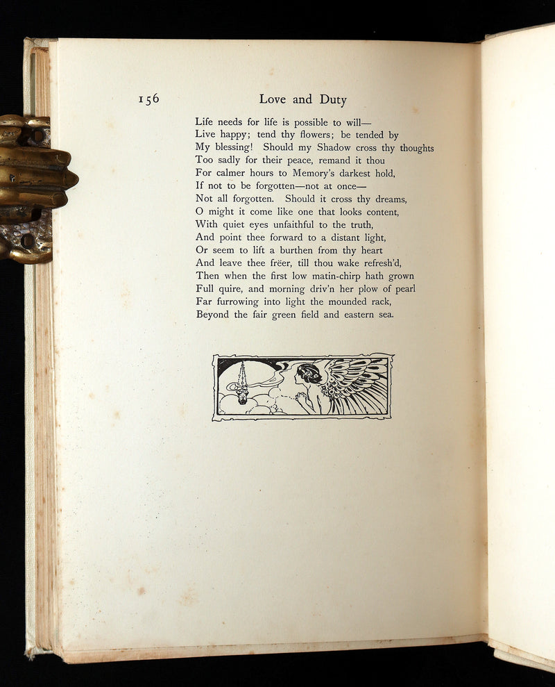 1912 Rare First Edition - Tennyson Guinevere by Pre-Raphaelite Florence Harrison