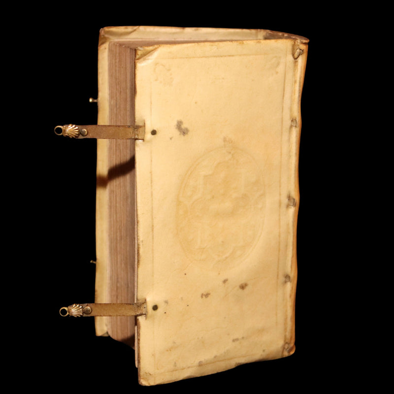 1641 Rare Vellum Book - De Republica Ebraeorum, Ancient Israel by B.C. Bertramus