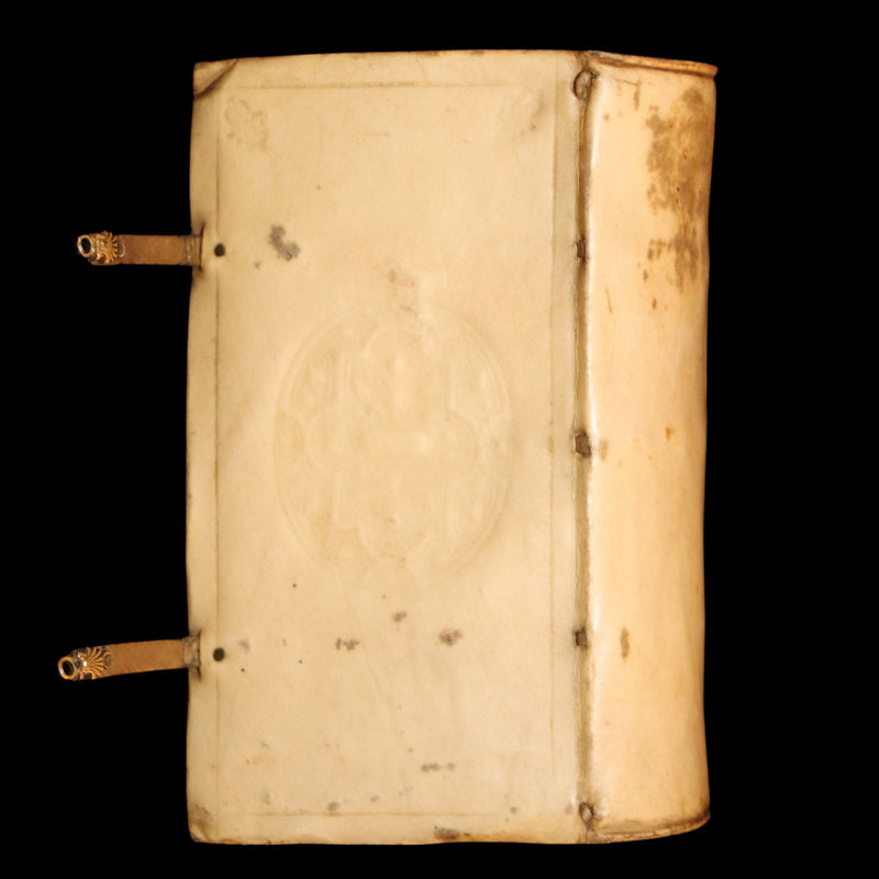 1641 Rare Vellum Book - De Republica Ebraeorum, Ancient Israel by B.C. Bertramus