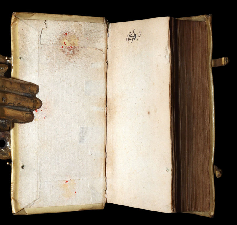 1641 Rare Vellum Book - De Republica Ebraeorum, Ancient Israel by B.C. Bertramus