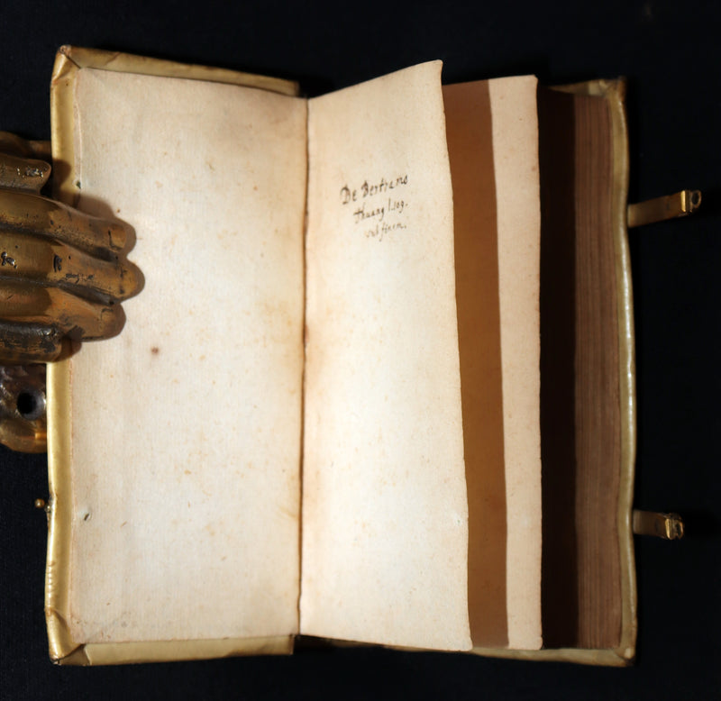 1641 Rare Vellum Book - De Republica Ebraeorum, Ancient Israel by B.C. Bertramus