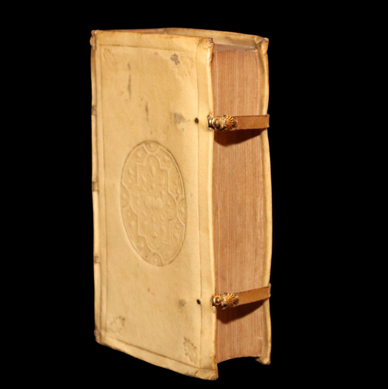 1641 Rare Vellum Book - De Republica Ebraeorum, Ancient Israel by B.C. Bertramus