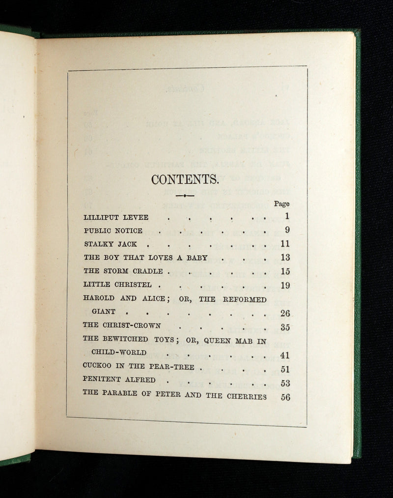 1867 Scarce First Edition - Lilliput Levee, poems of Childhood. Illustrated