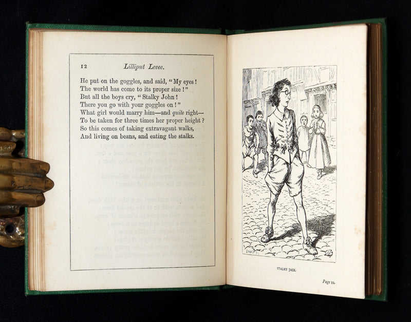 1867 Scarce First Edition - Lilliput Levee, poems of Childhood. Illustrated