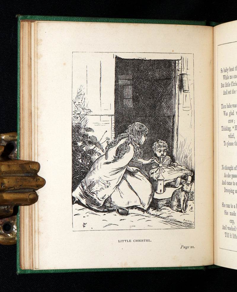 1867 Scarce First Edition - Lilliput Levee, poems of Childhood. Illustrated