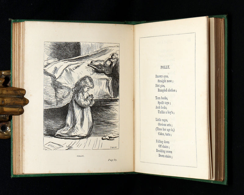 1867 Scarce First Edition - Lilliput Levee, poems of Childhood. Illustrated