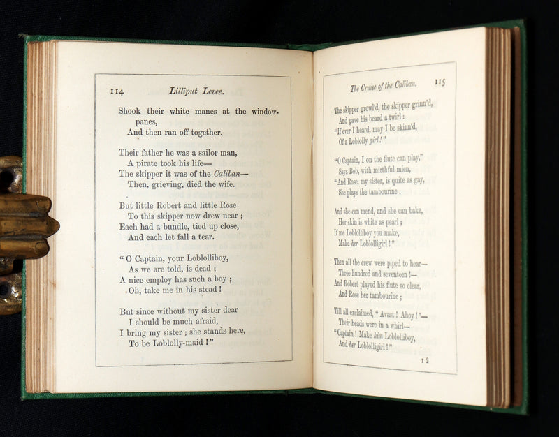 1867 Scarce First Edition - Lilliput Levee, poems of Childhood. Illustrated