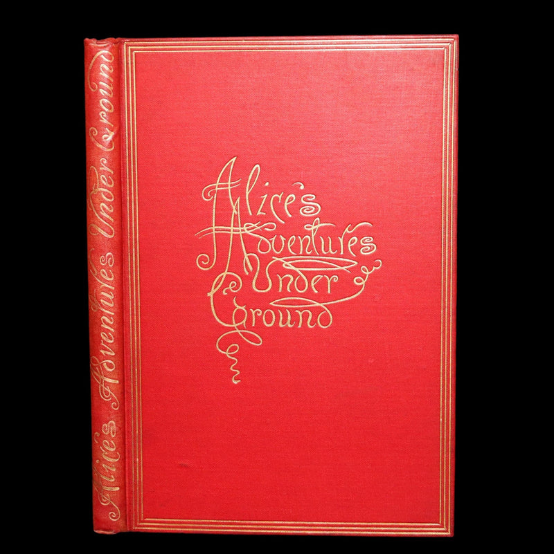 1886 Rare 1stED - Alice's Adventures Under Ground illustrated by Lewis Carroll