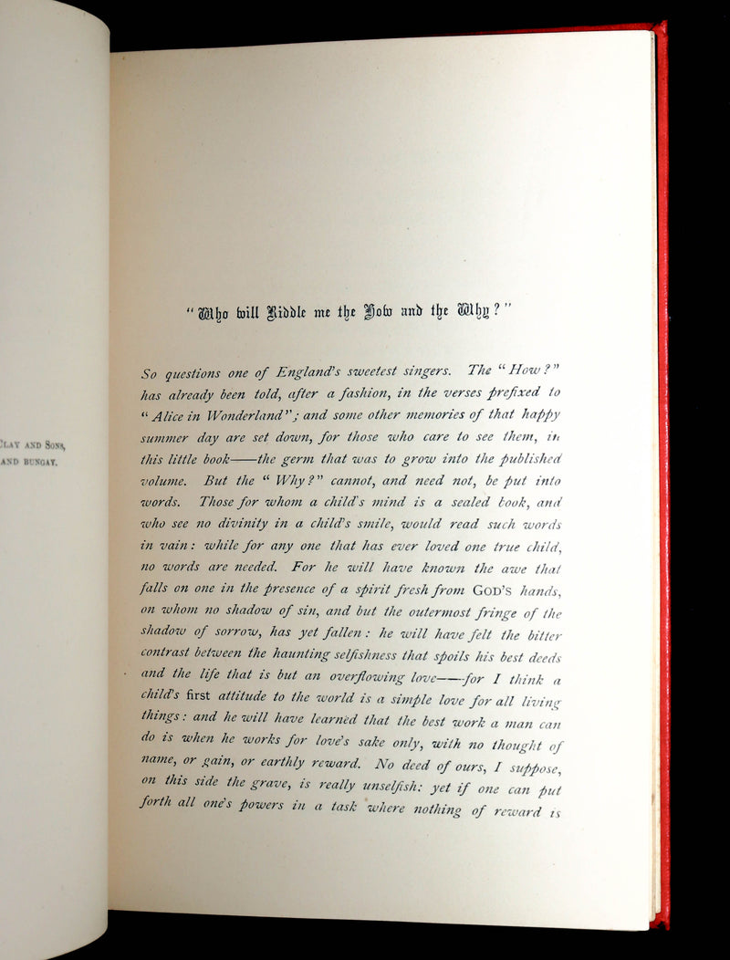1886 Rare 1stED - Alice's Adventures Under Ground illustrated by Lewis Carroll