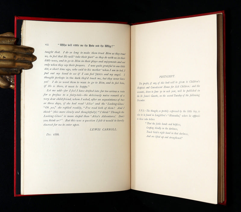 1886 Rare 1stED - Alice's Adventures Under Ground illustrated by Lewis Carroll