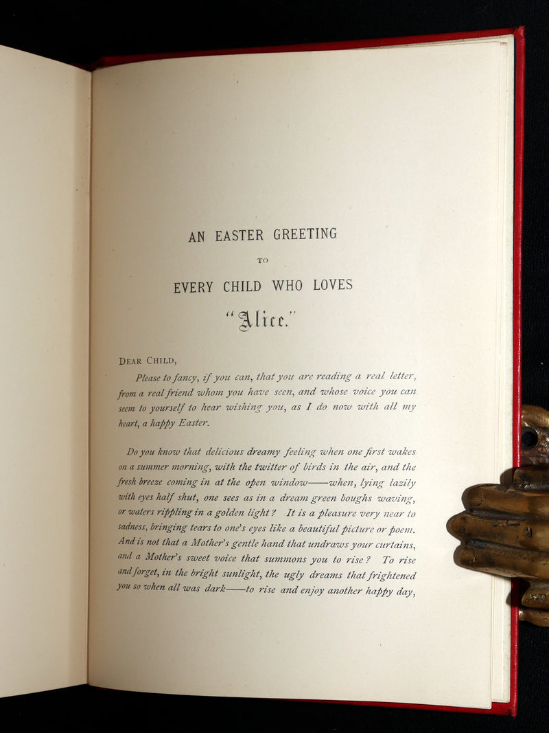 1886 Rare 1stED - Alice's Adventures Under Ground illustrated by Lewis Carroll