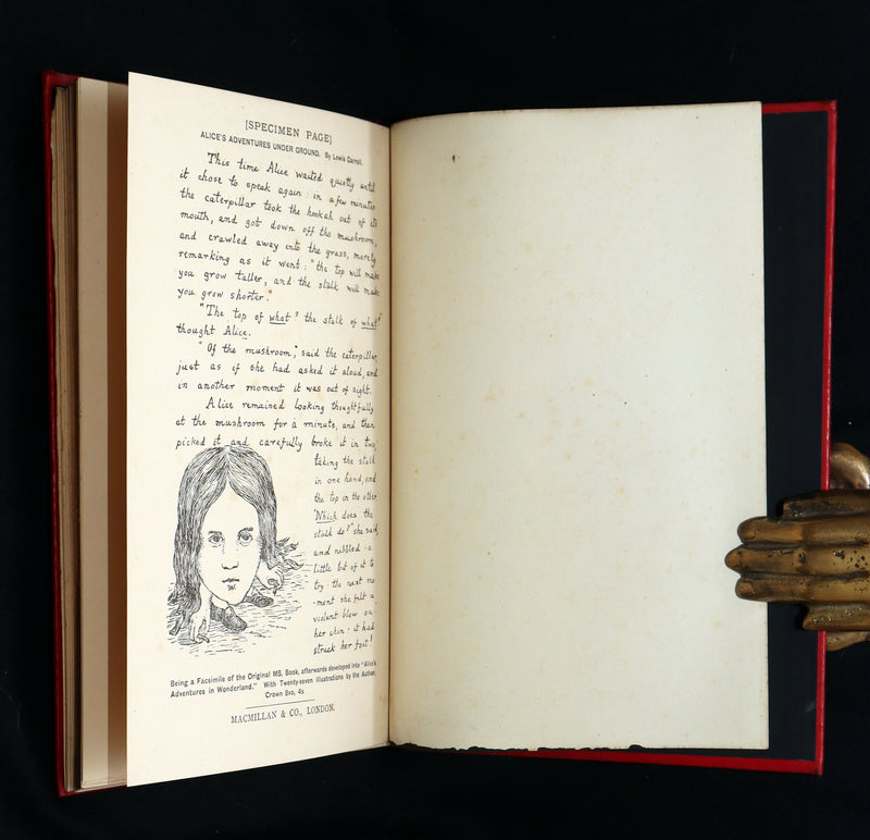 1886 Rare 1stED - Alice's Adventures Under Ground illustrated by Lewis Carroll