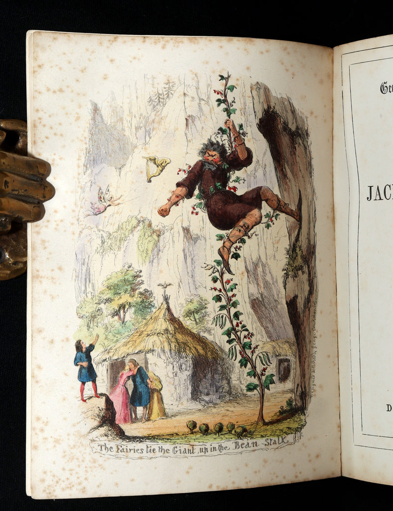 1854 Scarce First Hand-Coloured Edition - The History of Jack and the Bean-Stalk