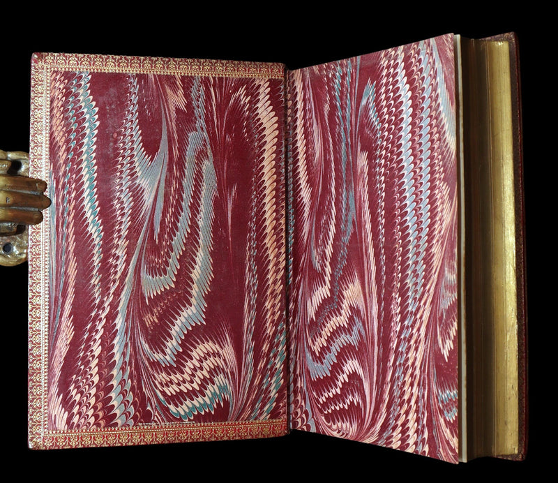 1871 Rare Book bound by Ramage - The Poetical Works of Longfellow, Illustrated