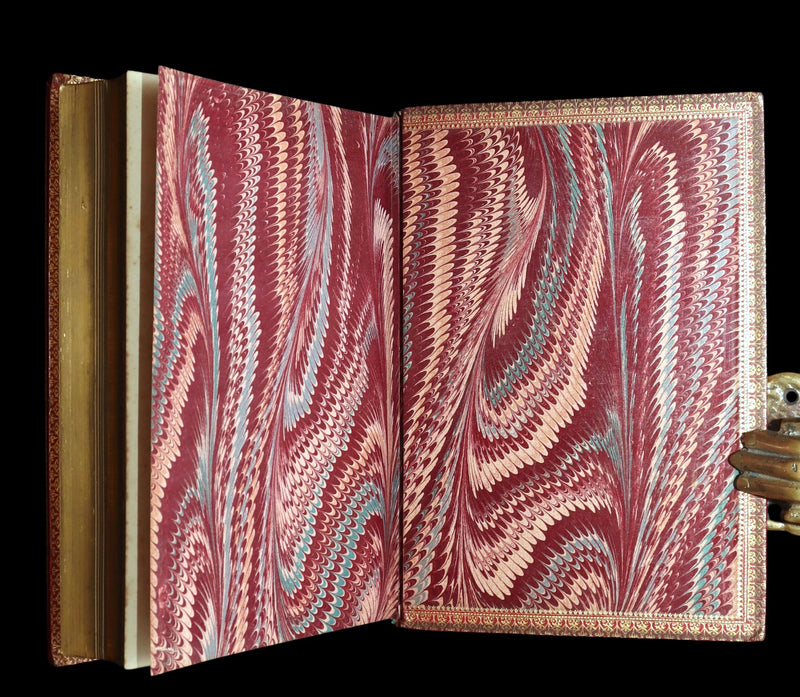 1871 Rare Book bound by Ramage - The Poetical Works of Longfellow, Illustrated