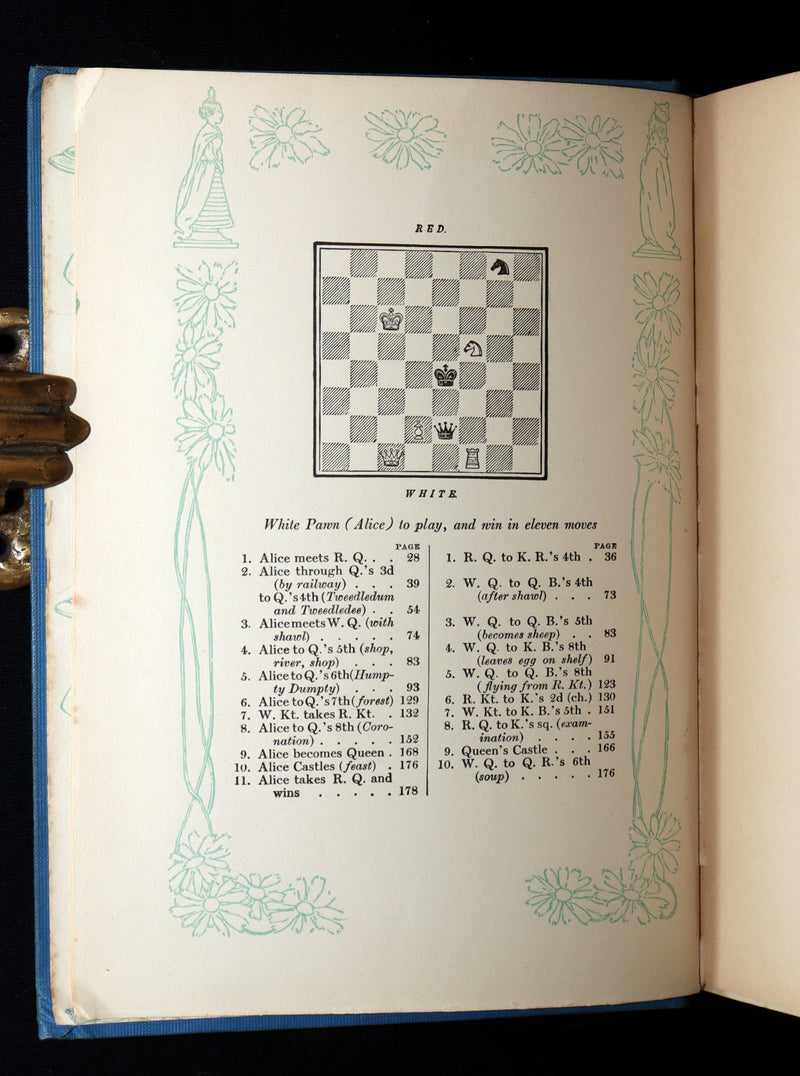 1909 Scarce Binding - Alice Through the Looking-Glass by Bessie Pease Gutmann