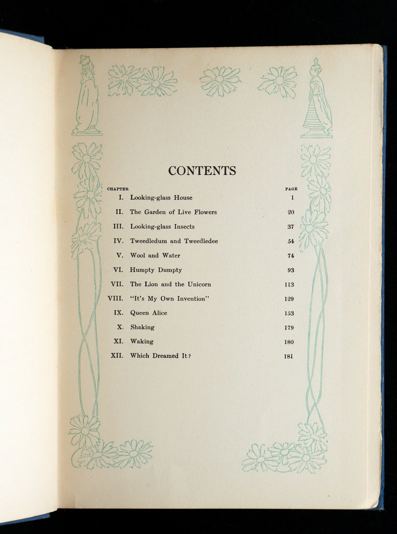 1909 Scarce Binding - Alice Through the Looking-Glass by Bessie Pease Gutmann