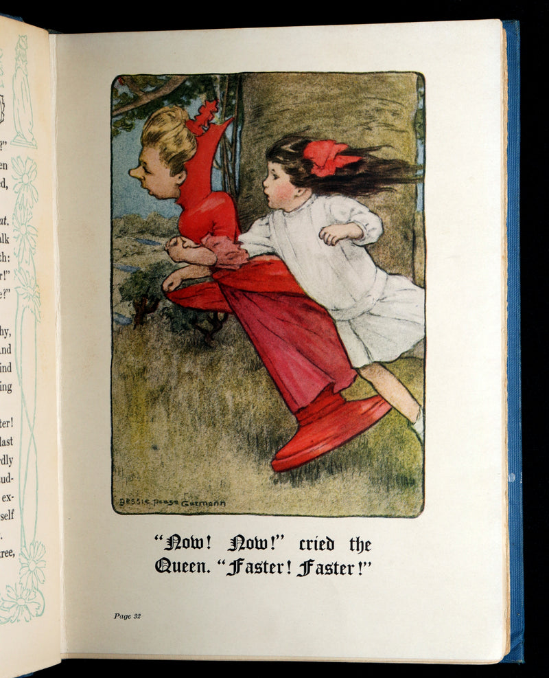 1909 Scarce Binding - Alice Through the Looking-Glass by Bessie Pease Gutmann