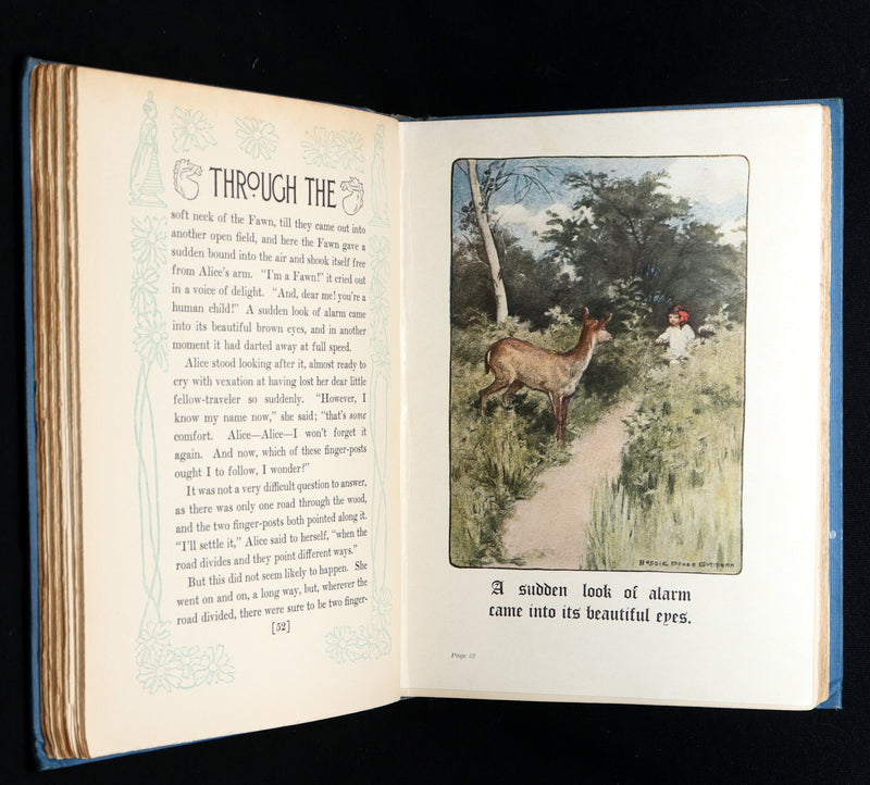 1909 Scarce Binding - Alice Through the Looking-Glass by Bessie Pease Gutmann