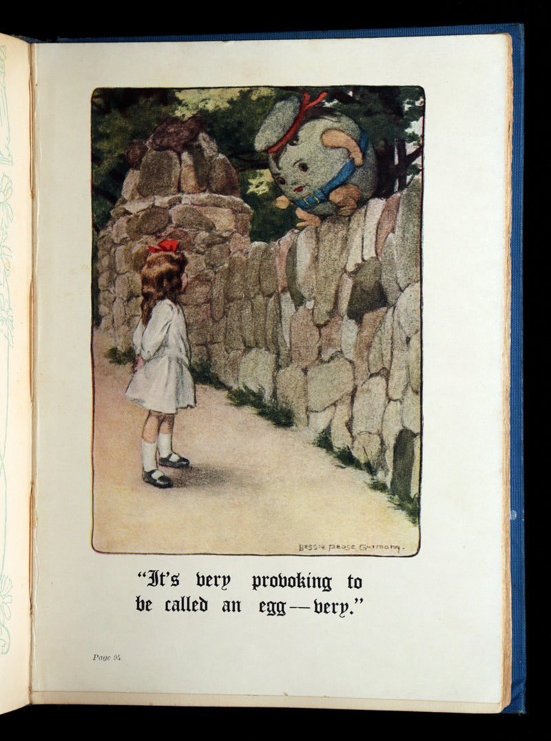 1909 Scarce Binding - Alice Through the Looking-Glass by Bessie Pease Gutmann