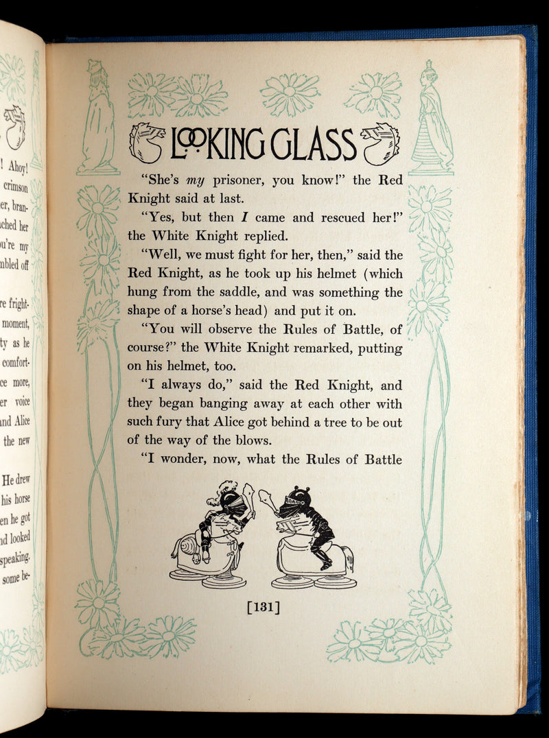 1909 Scarce Binding - Alice Through the Looking-Glass by Bessie Pease Gutmann