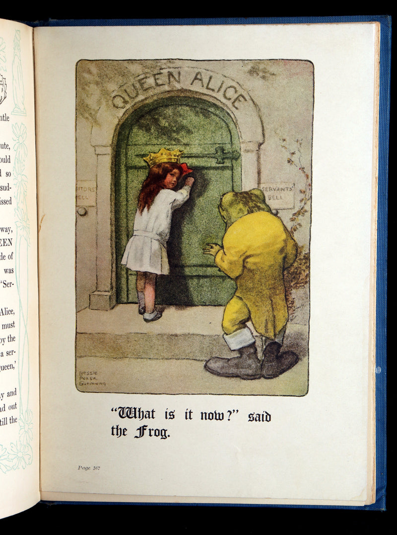 1909 Scarce Binding - Alice Through the Looking-Glass by Bessie Pease Gutmann