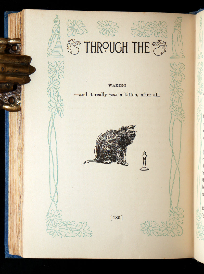 1909 Scarce Binding - Alice Through the Looking-Glass by Bessie Pease Gutmann