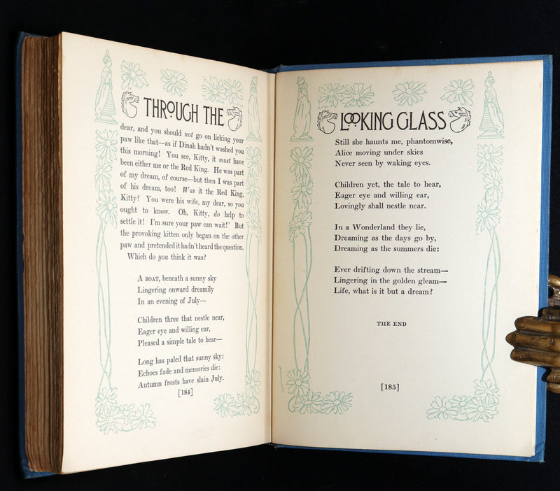 1909 Scarce Binding - Alice Through the Looking-Glass by Bessie Pease Gutmann