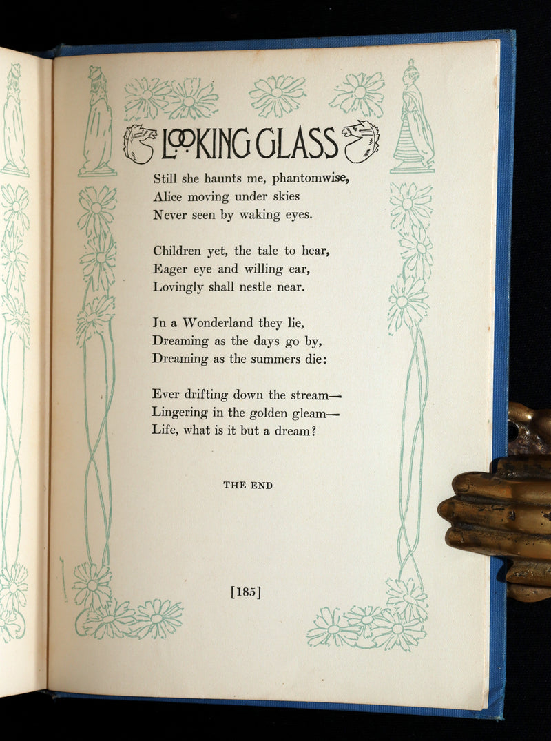 1909 Scarce Binding - Alice Through the Looking-Glass by Bessie Pease Gutmann