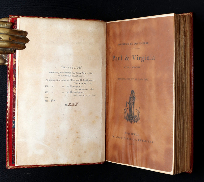 1881 Rare Limited Edition - Paul and Virginia. With a Memoir, Illustrated