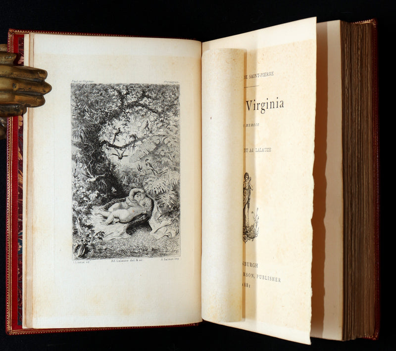 1881 Rare Limited Edition - Paul and Virginia. With a Memoir, Illustrated