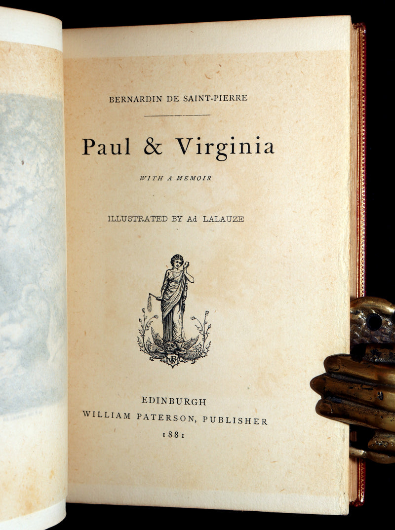 1881 Rare Limited Edition - Paul and Virginia. With a Memoir, Illustrated