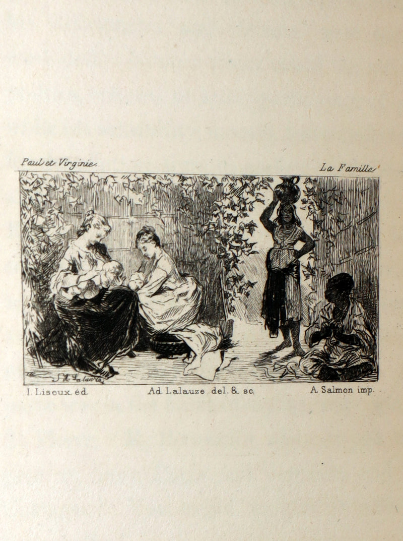 1881 Rare Limited Edition - Paul and Virginia. With a Memoir, Illustrated