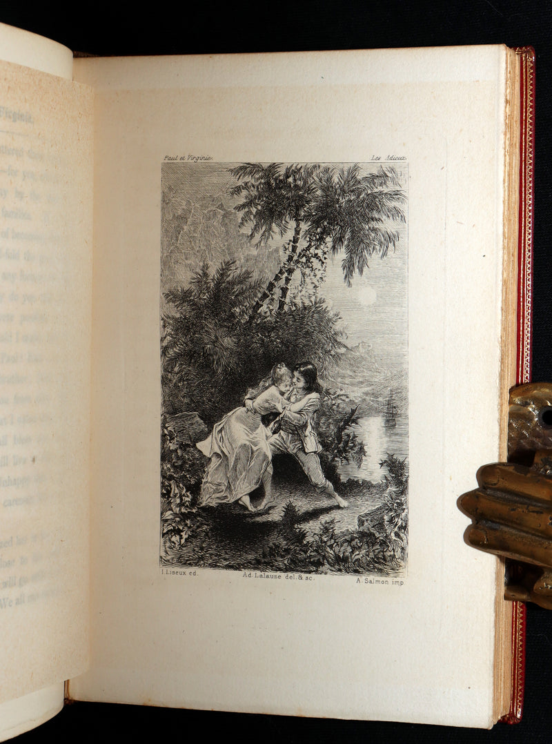 1881 Rare Limited Edition - Paul and Virginia. With a Memoir, Illustrated
