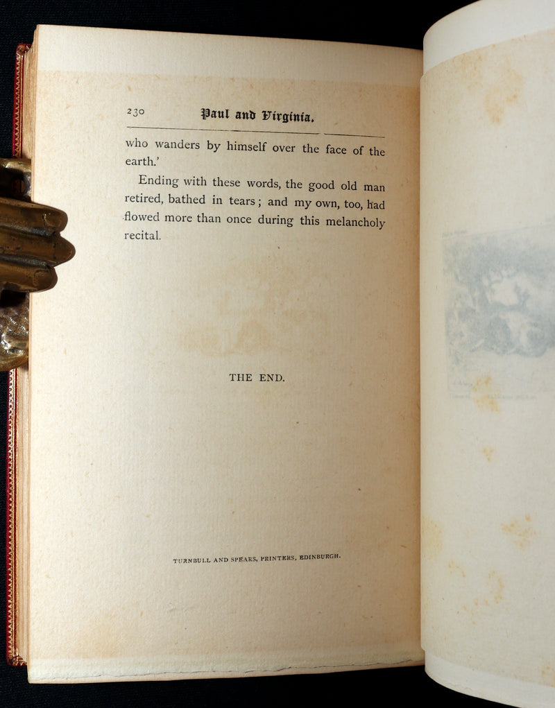 1881 Rare Limited Edition - Paul and Virginia. With a Memoir, Illustrated
