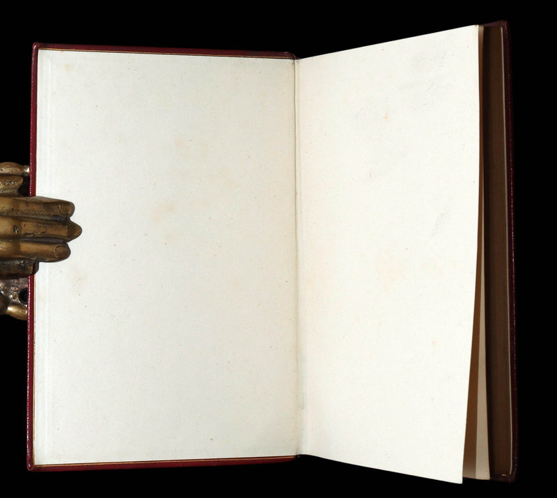 1869 Rare Book bound in Red Morocco - The Princess, Poem by Alfred Tennyson