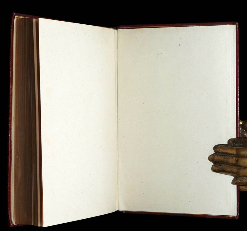 1869 Rare Book bound in Red Morocco - The Princess, Poem by Alfred Tennyson