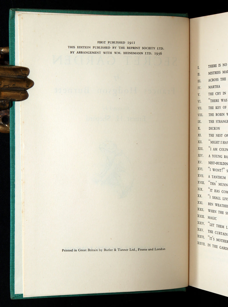 1956 First Illustrated Edition by Shepard - The Secret Garden by F.H. Burnett