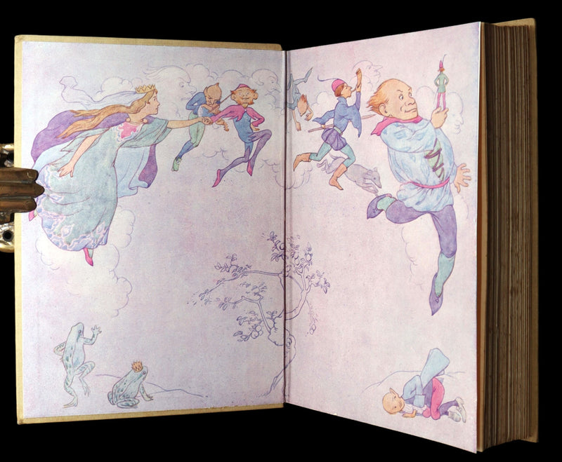 1920 Rare Book - Grimm's Fairy Tales with 48 Colour Plates By Harry G. Theaker