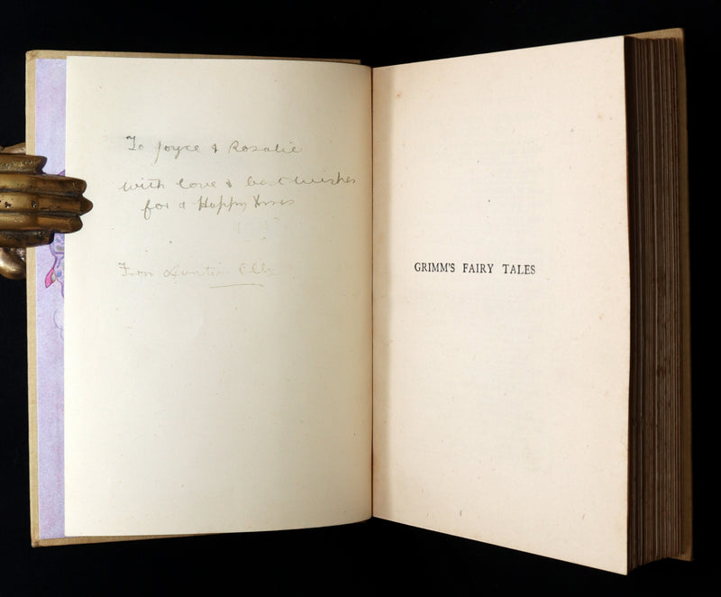 1920 Rare Book - Grimm's Fairy Tales with 48 Colour Plates By Harry G. Theaker
