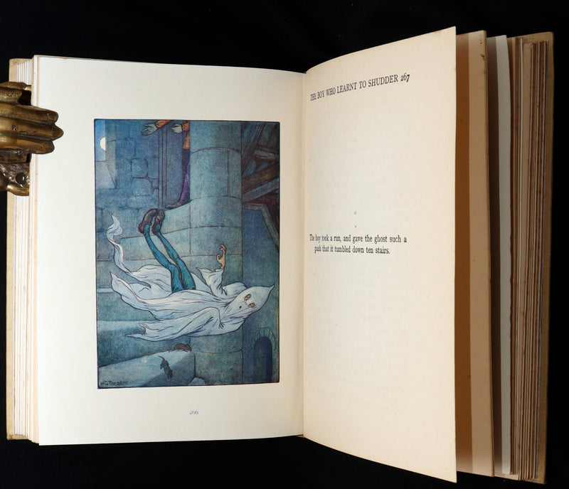 1920 Rare Book - Grimm's Fairy Tales with 48 Colour Plates By Harry G. Theaker