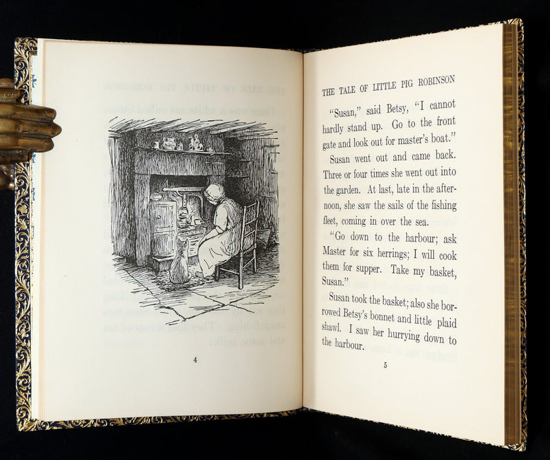 1930 First Edition bound by Asprey- Beatrix Potter's Tale of Little Pig Robinson