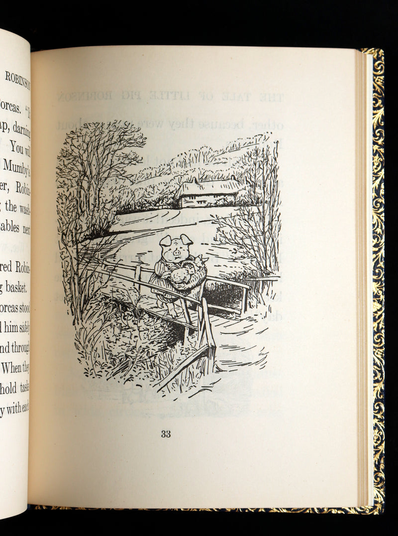 1930 First Edition bound by Asprey- Beatrix Potter's Tale of Little Pig Robinson
