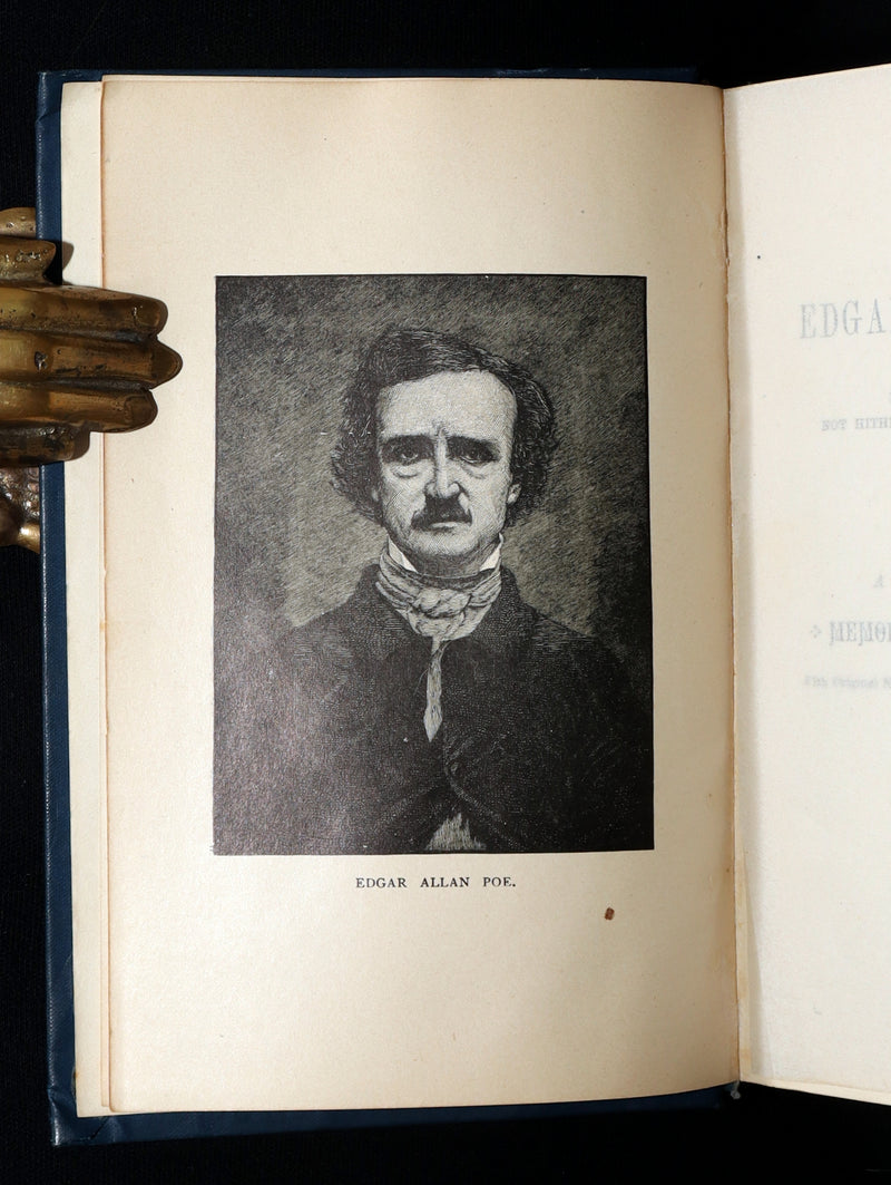 1890 Rare Book - Poems of Edgar Allan Poe with Memoir of the Poet