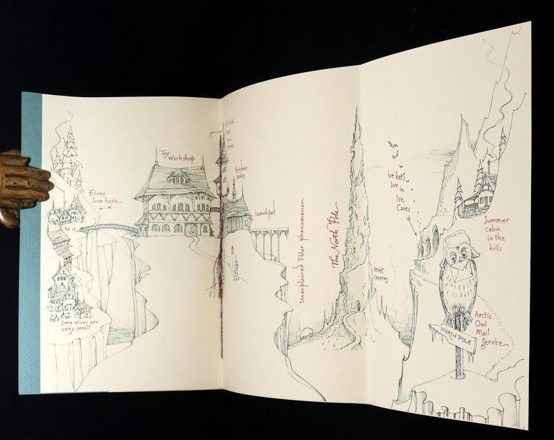 2018 Scarce 1stED - Old St. Nick at the North Pole by Charles van Sandwyk