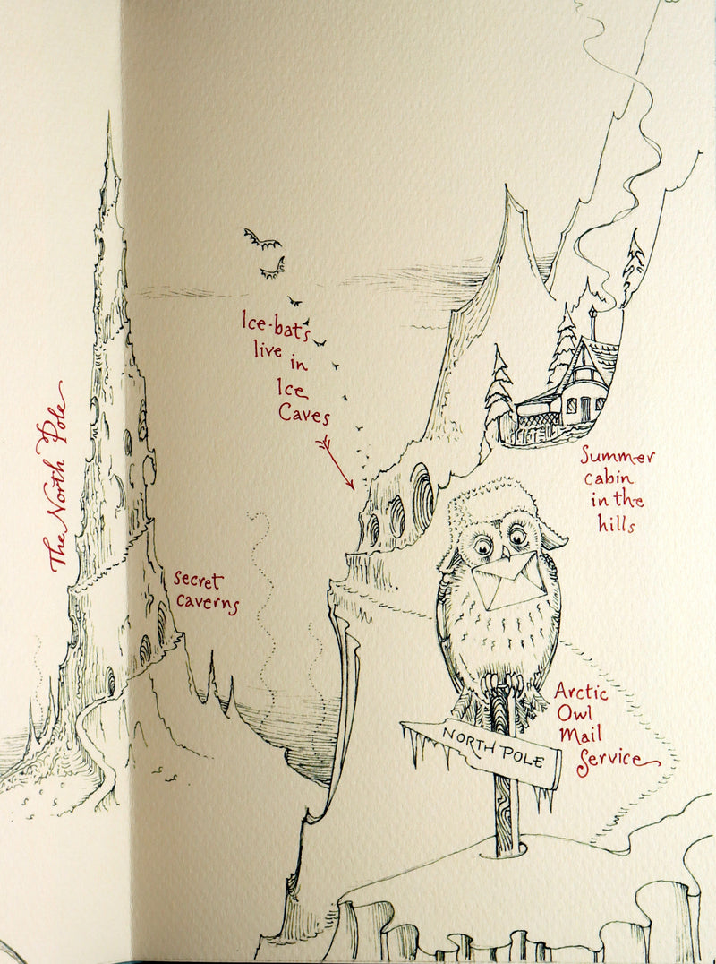 2018 Scarce 1stED - Old St. Nick at the North Pole by Charles van Sandwyk