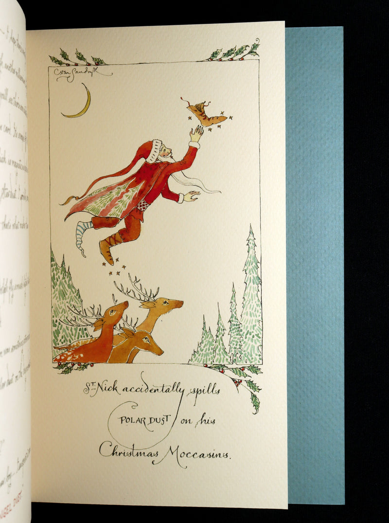 2018 Scarce 1stED - Old St. Nick at the North Pole by Charles van Sandwyk