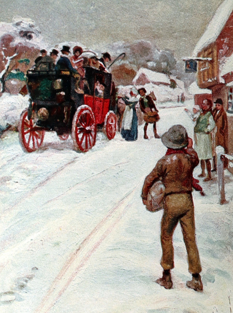 1904 First Arthur A. Dixon Illustrated Edition - Christmas at Bracebridge Hall