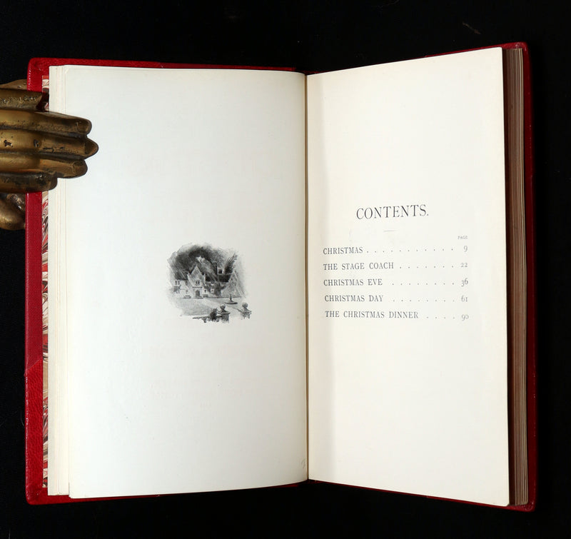 1904 First Arthur A. Dixon Illustrated Edition - Christmas at Bracebridge Hall